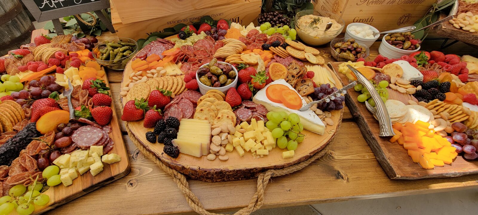 A Photo of wedding catering prices https://californiacookout.com/wp-content/uploads/2024/03/charcuterie-1600x720.jpg