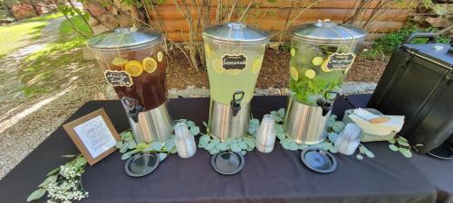 Premium Beverage Service- Lemonade, Water, and Mango Tea