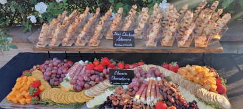 Charcuterie and Thai Chicken Skewers