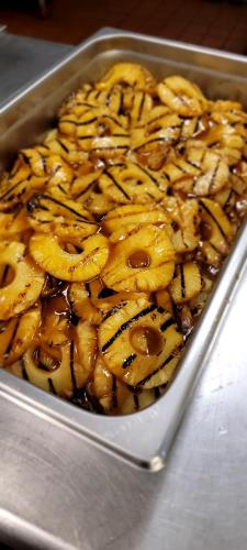 Grilled pineapple